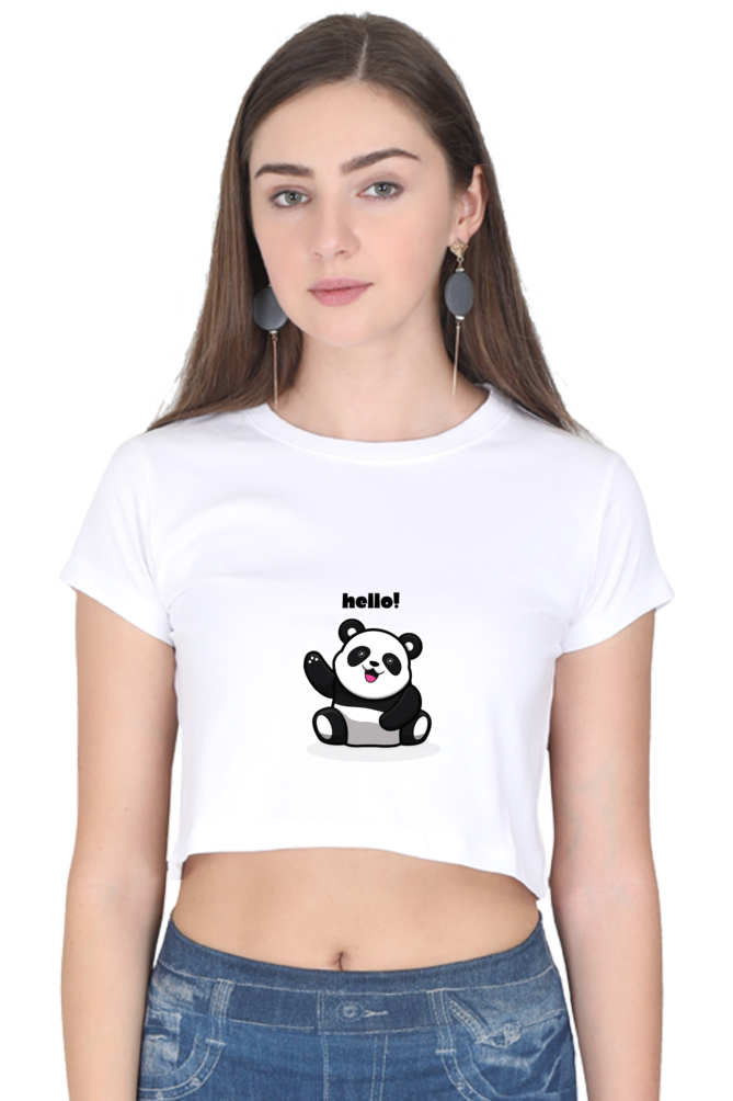 Panda Crop Top