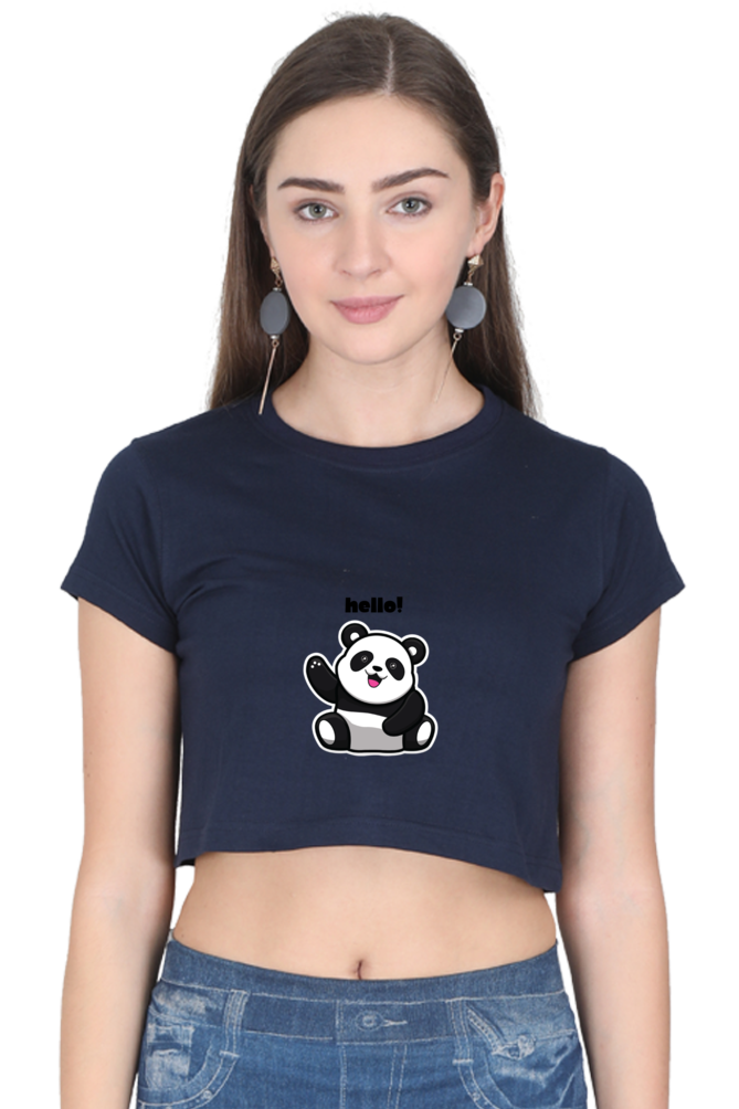 Panda Crop Top