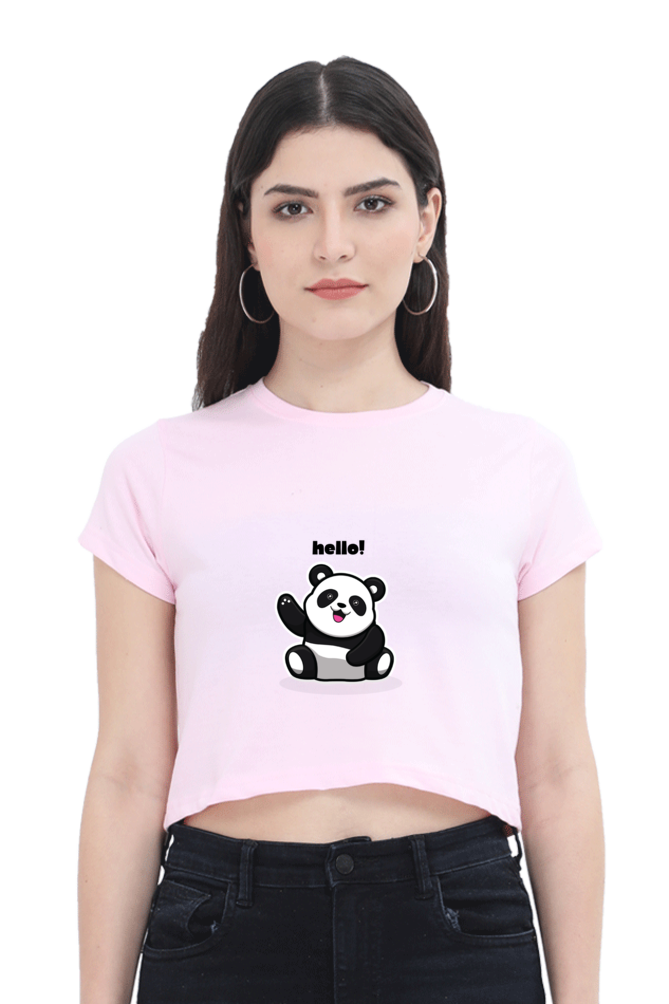 Panda Crop Top