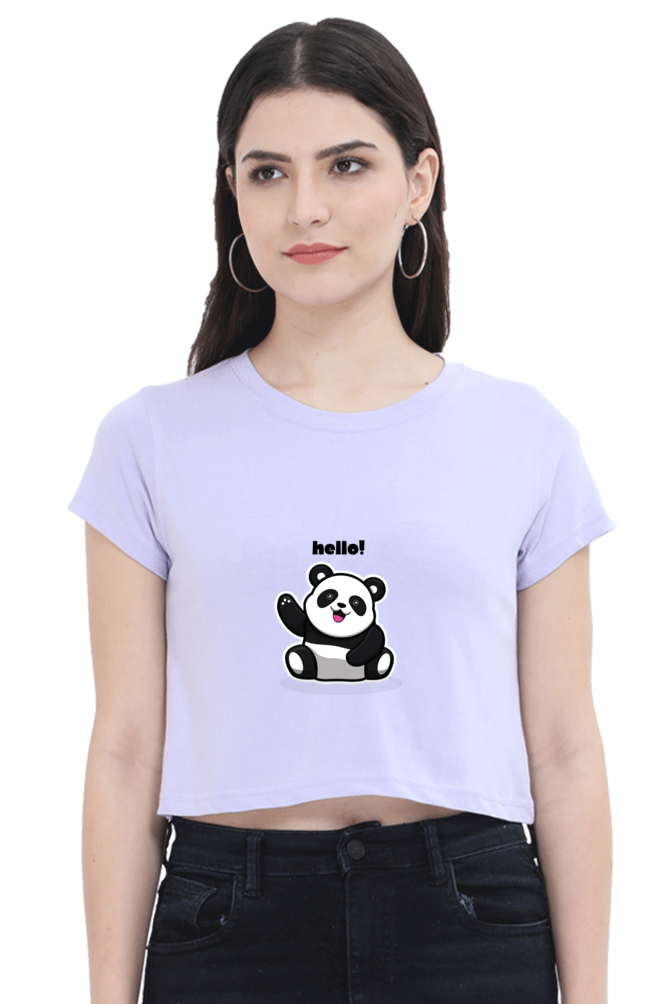 Panda Crop Top