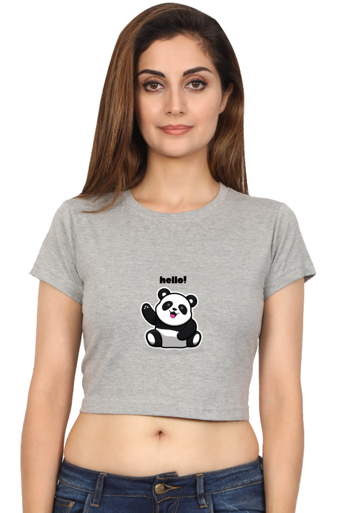 Panda Crop Top