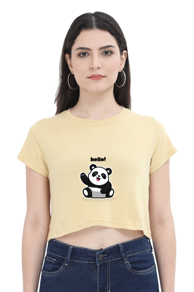 Panda Crop Top
