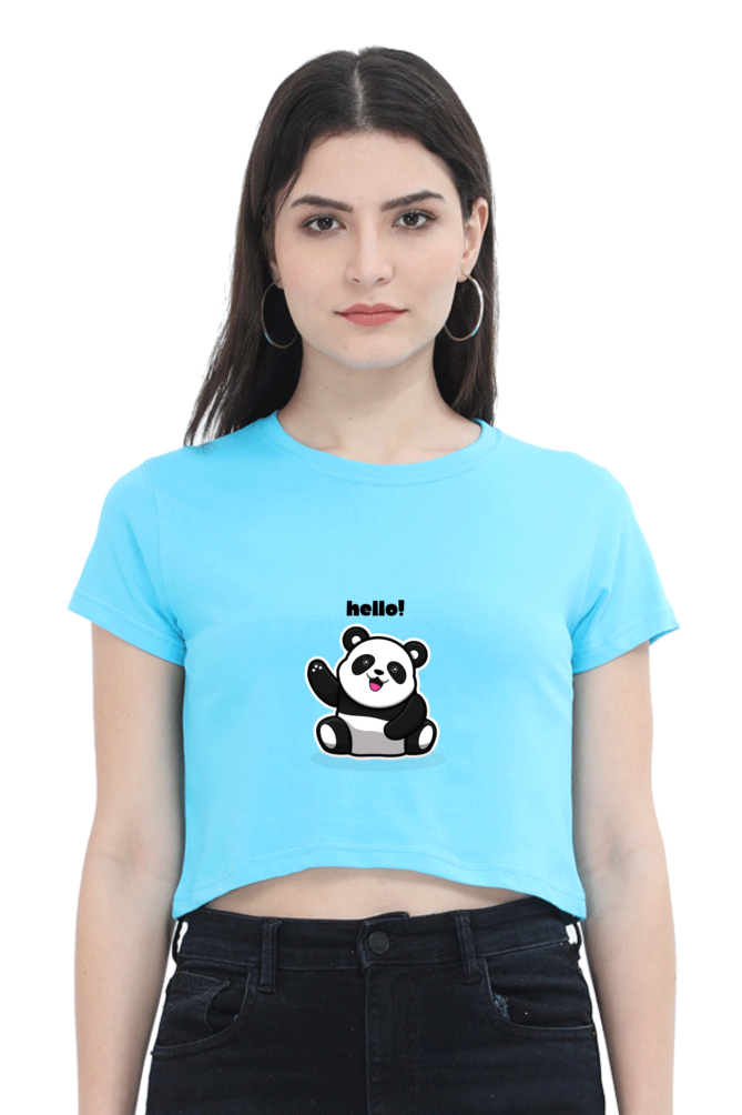 Panda Crop Top