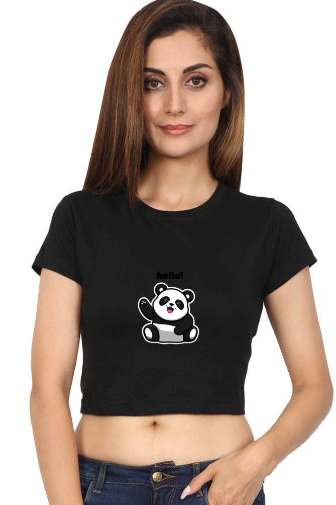 Panda Crop Top