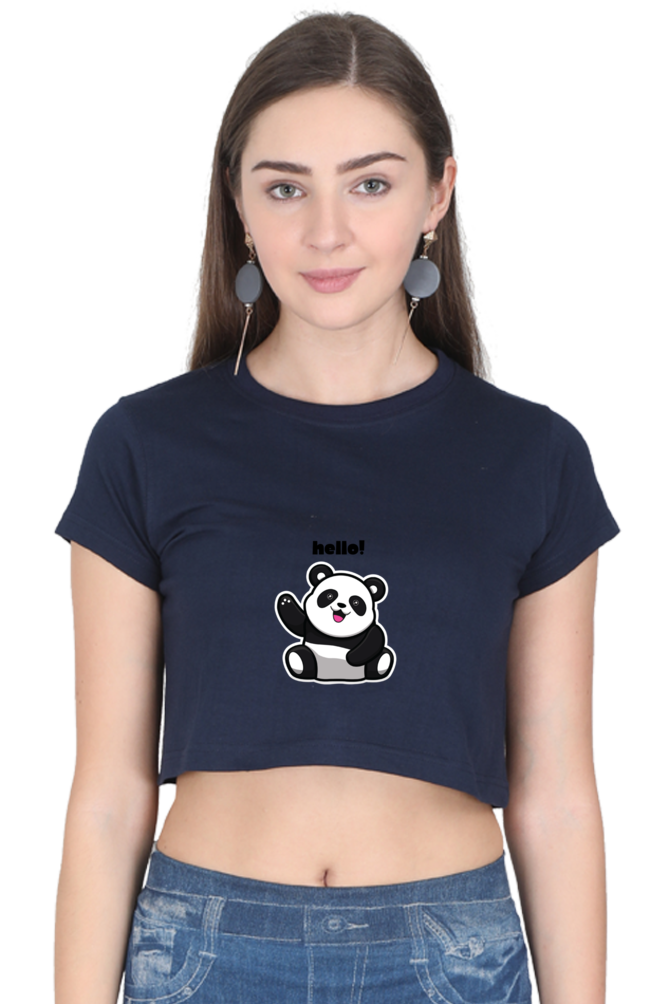 Panda Crop Top