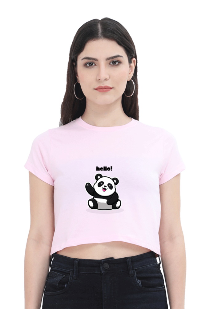 Panda Crop Top