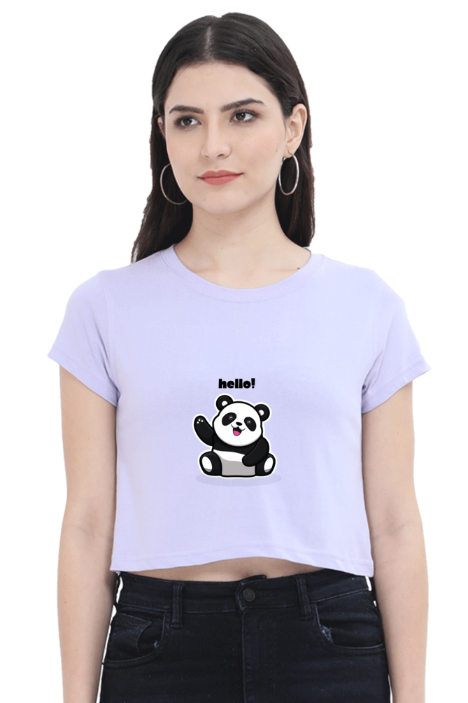 Panda Crop Top