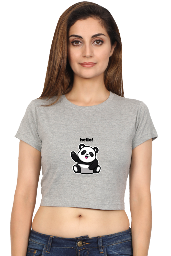 Panda Crop Top