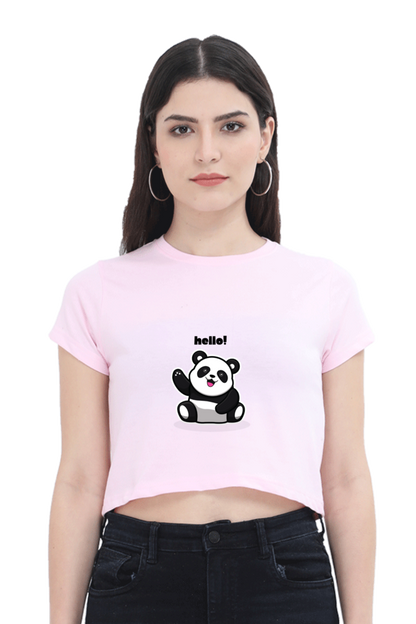 Panda Crop Top