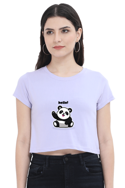 Panda Crop Top