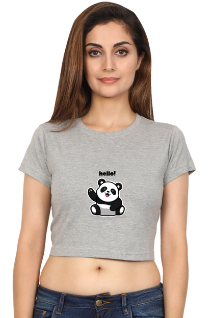 Panda Crop Top