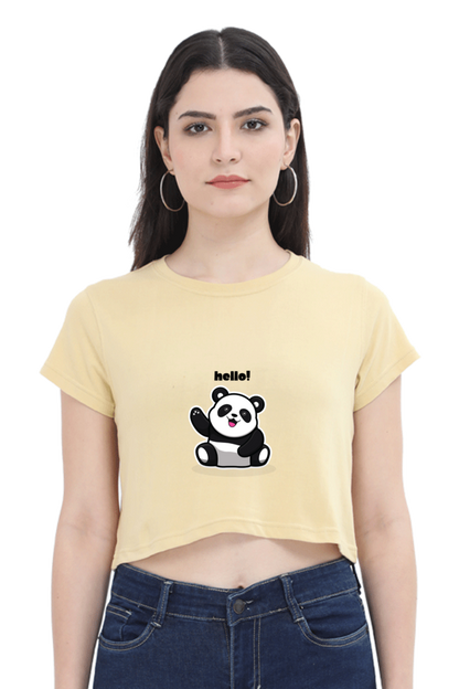 Panda Crop Top