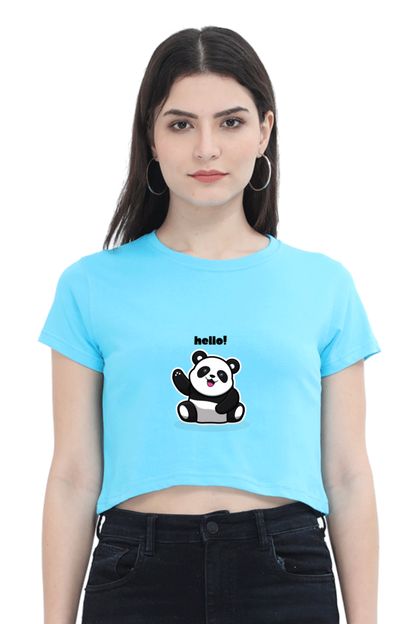 Panda Crop Top