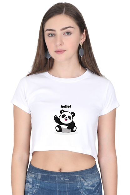 Panda Crop Top
