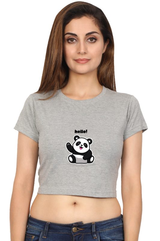 Panda Crop Top
